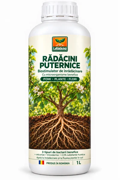 Rădăcini Puternice, produsul folosit la îngrijirea plantelor din galerie